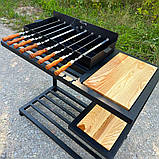 Автомангал Loft зі столиком і знімною жарівнею на 8 шампурів, фото 9