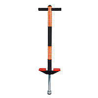 Джампер Пого Стік Pogo Stick (Коник) дитячий чорно-помаранчевий палиця-стрибалка до 40 кг