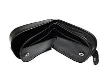 Монетниця портмоне Tony Perotti шкіряне Italico 2086 Чорний, фото 4