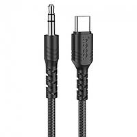 Кабель HOCO Type-C to Aux Digital audio conversion cable UPA17 |100см| black