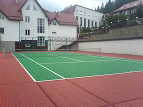 Наливні гумові покриття для спортивних майданчиків Herculanroller club