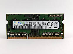 Оперативна пам'ять для ноутбука SODIMM Samsung DDR3L 4Gb 1600MHz PC3L-12800S (M471B5173BH0-YK0) Б/В