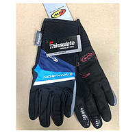 Велорукавиці NorthWave Sonic Long Gloves black/blue Зимові р-р L Art 805055