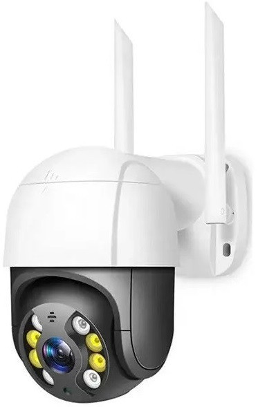 Поворотна IP WiFi камера відеоспостереження 3MP Вулична розумна вай-фай камера