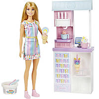 Кукла Барби и Магазин мороженого Barbie Ice Cream Shop HCN46