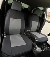 Чехлы салона ВАЗ 2101,05,06 полный комплект передние+задние сидения из автоткани Серые