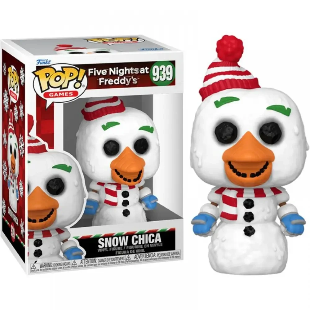 Фігурка Фанко Поп Сніговик Funko Pop Five Nights at Freddy's Holiday Snow Chica