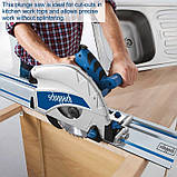 Scheppach PL75 Пилка погружна з нахилом 1,6 кВт, 220В, 4500 об/хв, ⌀210/30мм, 0-45 град.=75/55мм, 6,9 кг, фото 5