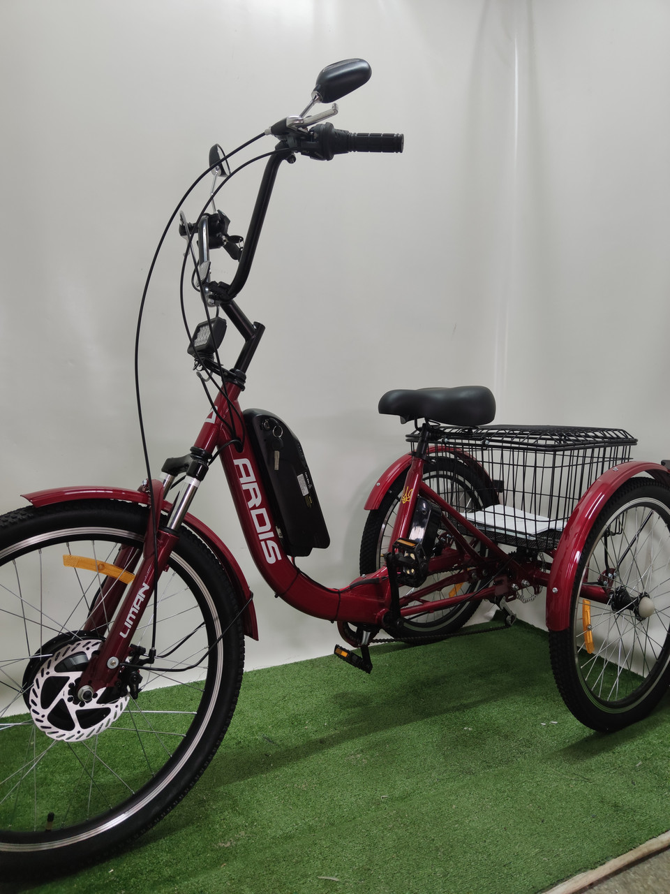 Вантажний Електровелосипед 500W Liman триколісний "Покращена комплектація"