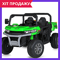 Электромобиль детский двухместный джип Bambi M 5026EBLR-5(24V) зеленый