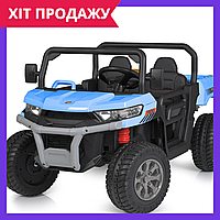 Электромобиль детский двухместный джип Bambi M 5026EBLR-M 5026EBLR-4(24V) синий