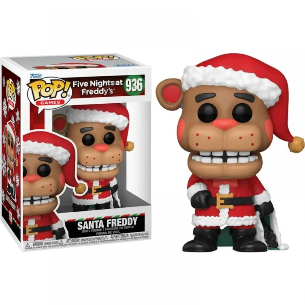 Фігурка 5 ночей Фанко Поп Новорічний Санта Фредді No 936 Funko Pop Five Nights at Freddy's Holiday Santa Freddy