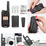 Комплект із двох рацій Baofeng T22/F22 2 шт. Радіостанція, Рація з ліхтариком, Type-C, фото 6