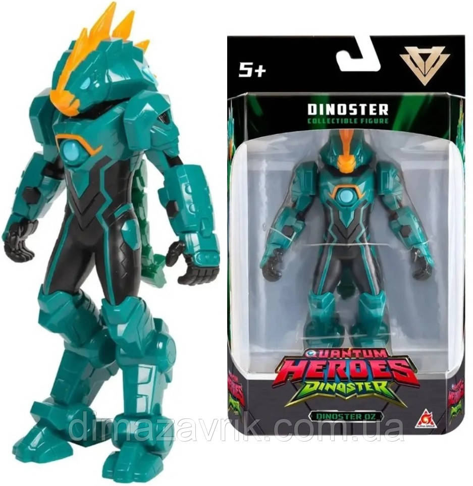 Ігрова фігурка Диностер Колекційна Фігурка Озер 15 см Quantum Heroes Dinoster Original Alpha Group