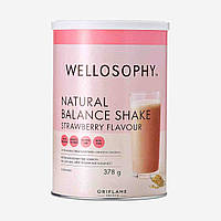 Суха суміш для коктейлю Natural Balance полуничний смак Wellosophy Oriflame 378 г