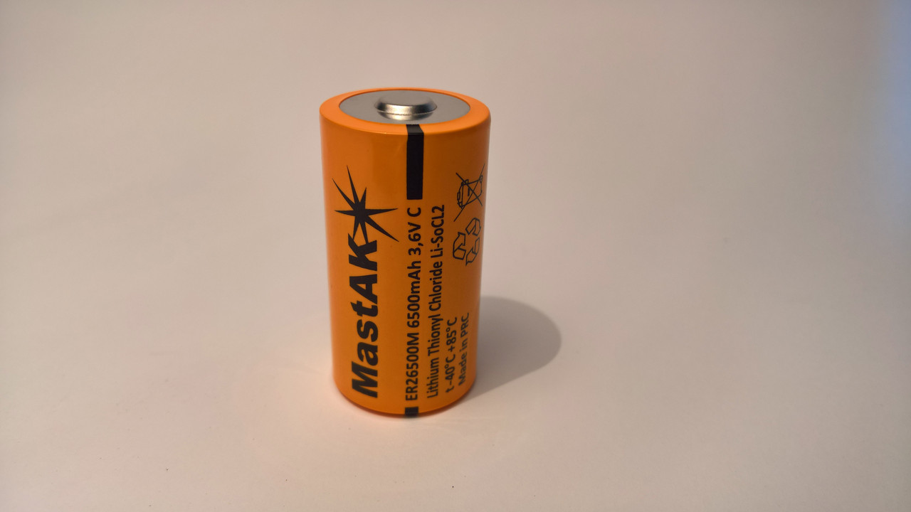 Батарейка MastAK 3,6 V R14 6500mAh ER26500M (Li-ion)