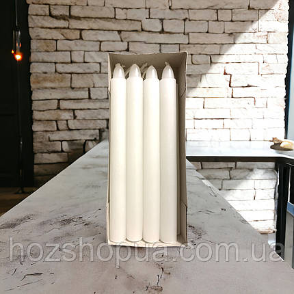 Польська свічка парафінова Adpal 175 мм, Ø 17 мм, 6 годин горіння, 8 шт, фото 1