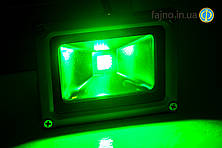 Світлодіодний прожектор зелений (50 Вт)
