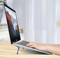 Ножки нескользящие складные металлические для охлаждения ноутбука / Macbook (2шт)
