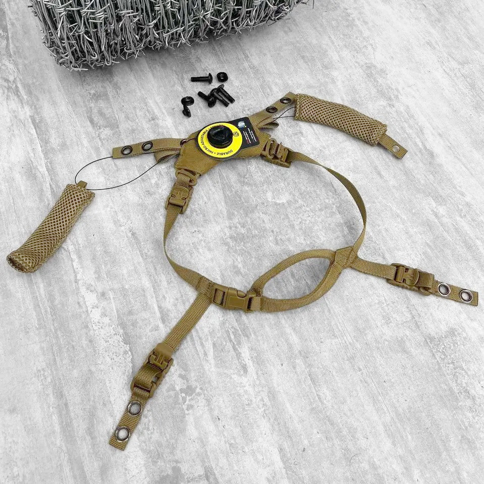 Підвісна система для шолома, Підвіс на каску FAST, Team Wendy, MICH, PASGT — TAN