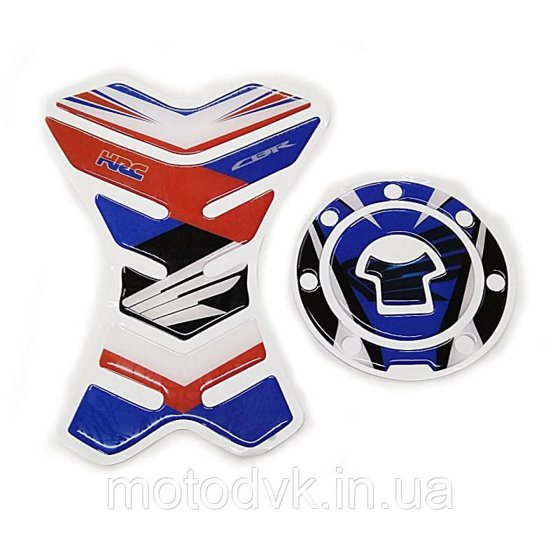 Наклейки на бак і кришку бака мотоцикла CBR HRC (к-т 2 штуки)