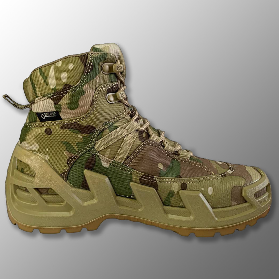 🔥 Демісезонні черевики тактичні "AK - Raptor" (multicam) військові берци, нацгвардії, трекінгові