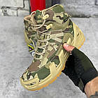 🔥 Демісезонні черевики тактичні "AK - Raptor" (multicam) військові берци, нацгвардії, трекінгові, фото 6