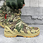 🔥 Демісезонні черевики тактичні "AK - Raptor" (multicam) військові берци, нацгвардії, трекінгові, фото 8