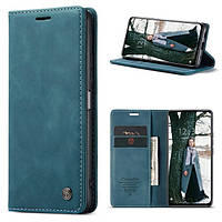 Чохол книжка Caseme з магнітом для Xiaomi Redmi 12 зелений гаманець