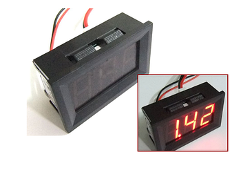 Цифровий амперметр постійного струму 0 ~ 10 А DC без шунта Червоний am10r