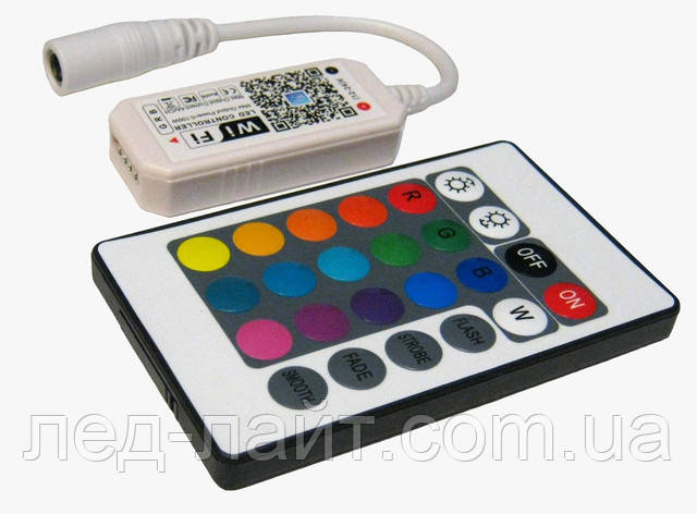 RGB LED wifi controller with remote rf 24 key