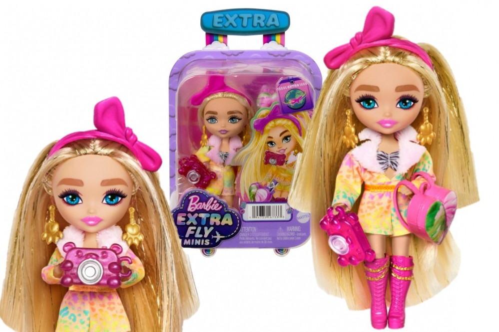 Лялька Барбі Екстра Мініс 13 см Подорожі Сафарі Barbie Extra Minis Travel Doll with Safari Fashion, Mattel
