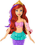 Лялька русалка Аріель з мінливим кольором волоссям і хвостом Ariel Swimming Mermaid, фото 5