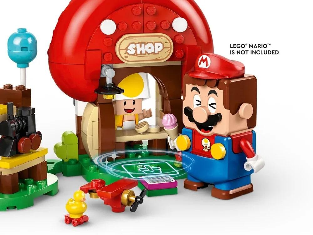 LEGO Конструктор Super Mario Nabbit в магазине Toad. Дополнительный набор E-vce - Знак Качества - фото 6 - id-p2068934807