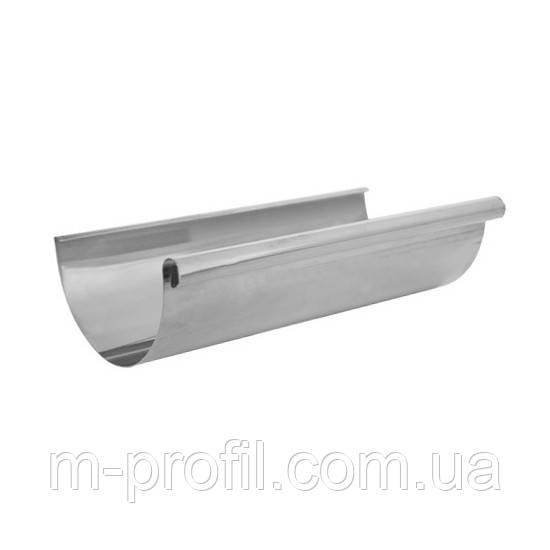 Жолоб водостічний середній 125 мм/2м цинк 0,4