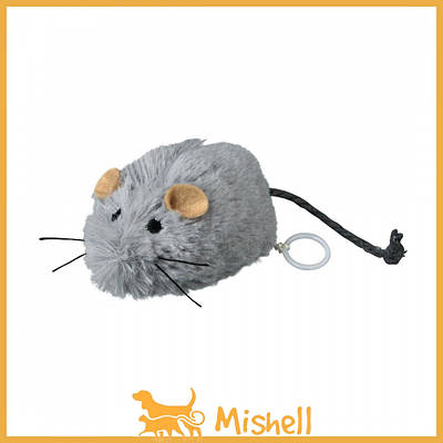 Іграшка Trixie Миша заводна для кішок, 8 см (плюш)