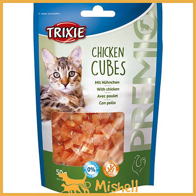 Ласощі Trixie Premio Chicken Cubes для кішок, курка, 50 г