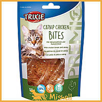 Лакомство Trixie Premio Catnip Chicken Bites для кошек, с куриным филе и кошачьей мятой, 50 г - | Ну купи :) |