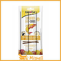 Лакомство GimCat Мясные палочки для кошек, с лососем и манго, 3 шт по 5 г - | Ну купи :) |