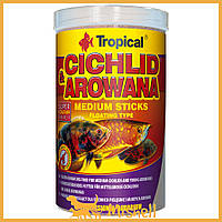 Сухой корм Tropical Cichlid & Arowana Medium Sticks для мясоядных цихлид, 360 г (палочки) - | Ну купи :) |