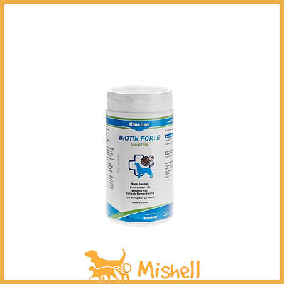 Вітаміни Canina Biotin Forte Tabletten для собак, інтенсивний курс для вовни, 700 г (210 табл)