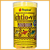 Сухой корм Tropical Ichtio-Vit для всех аквариумных рыб, 100 г (хлопья) - | Ну купи :) |