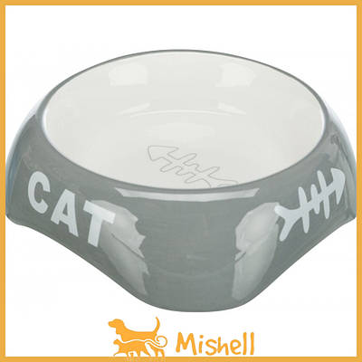 Миска Trixie Cat для кішок, керамічна, 13 см, 200 мл