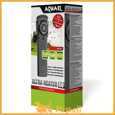 Нагрівач Aquael Ultra Heater 50 для акваріума 15-50 л