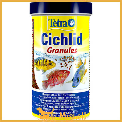 Корм Tetra Cichlid Granules для рибок цихлід, 500 мл (гранули)