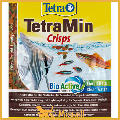 Корм Tetra Min Crisps для акваріумних рибок, 12 г (чіпси)