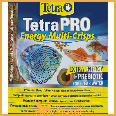 Корм Tetra PRO Energy Multi-Crisps для акваріумних риб, 12 г (чіпси)