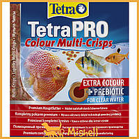 Корм Tetra PRO Colour Multi-Crisps для аквариумных рыб, для яркой окраски, 12 г (чипсы) - | Ну купи :) |