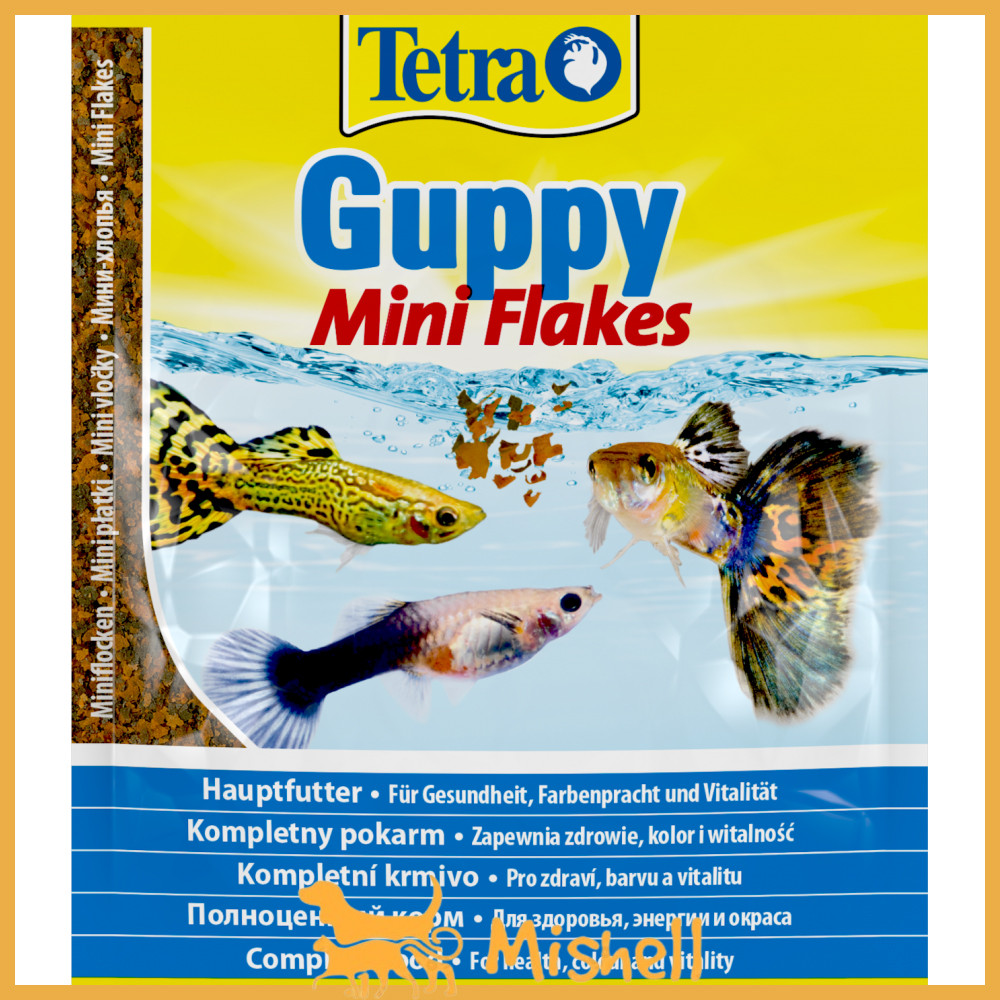 Корм Tetra Mini Guppy для рибок гуппі, 12 г (пластівці)