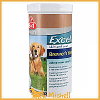 Витамины 8in1 Excel «Brewers Yeast» для собак и кошек, пивные дрожжи с чесноком, 1430 шт (для кожи и шерсти) -